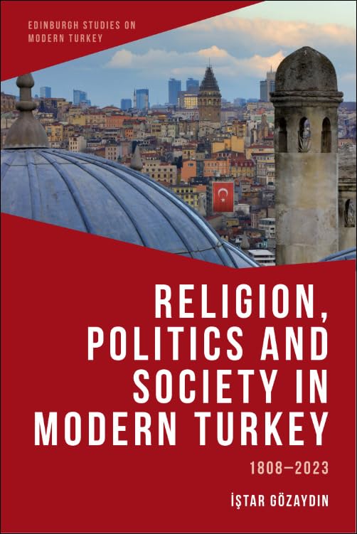 Book cover: “Religion, Politics and Society in Modern Turkey” with Istanbul skyline.