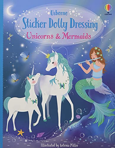 Sticker Dolly Dressing Unicorns and Mermaids