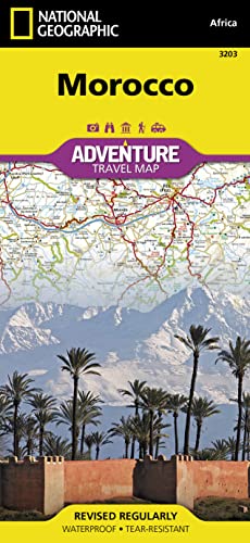 Morocco Map: Travel Maps International Adventure Map (National Geographic Adventure Map)