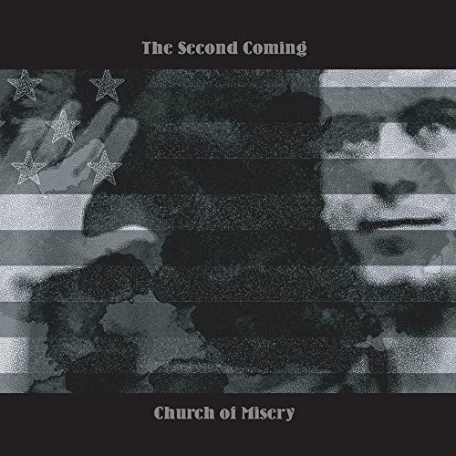 CD cover for Church Of Misery’s “The Second Coming” with stars and a face.