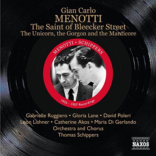 Original Castschippers - Menotti: The Saint Of Bleecker Street/ The Unicorn [CD]