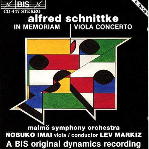Imaimalmo So - Schnittke: In Memoriam and Viola Concerto [CD]