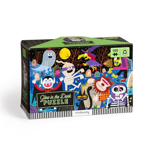 Haunted Graveyard 100 Piece Glow in the Dark Puzzle
