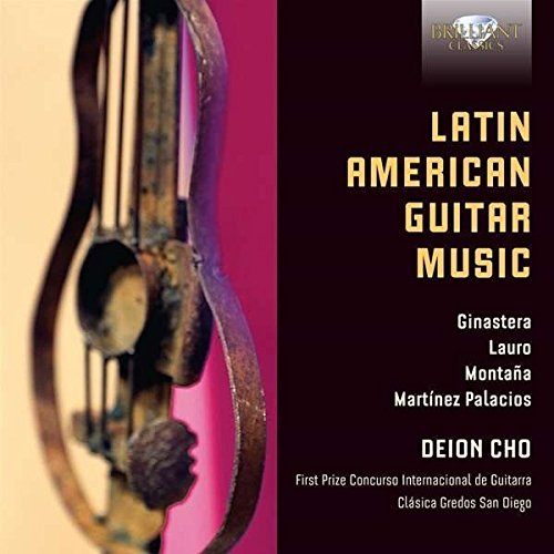 CD cover for Latin American guitar music featuring a guitar neck.