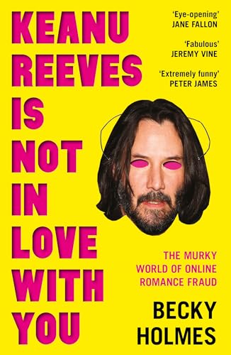 Book cover with dark tone, bold text, and possibly a photo of Keanu Reeves.
