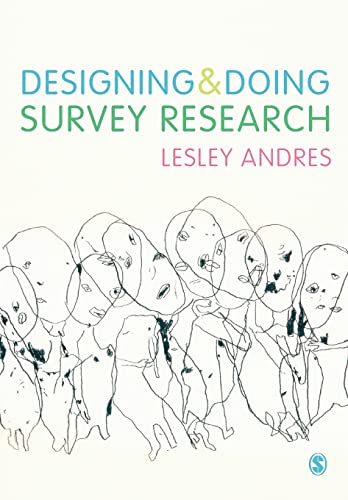 Book cover with sketched figures and the title "Designing & Doing Survey Research.