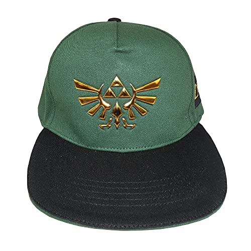 Nintendo Legend Of Zelda - Symbol (Unisex Green Snapback Cap) One Size
