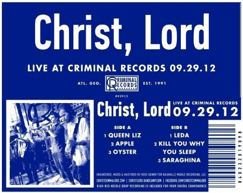 Various - Live At Criminal Records 09.29.12 [VINYL]
