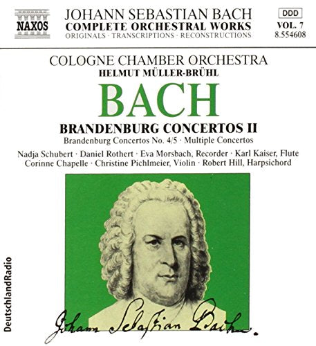 Cologne Comuller Bruhl - Bach: Brandenburg Concertos Nos 4 & 5 [CD]