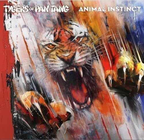 Album cover art featuring a snarling tiger with claw marks on a painted background.
