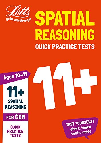 11+ Spatial Reasoning Quick Practice Tests Age 10-11 (Year 6) : For the 2024 Cem Tests