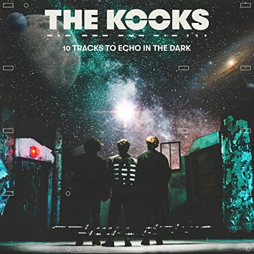 The Kooks album cover: three figures silhouetted against a cosmic background.