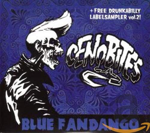CD cover: skull with mohawk, band name "Cenobites - Blue Fandango".