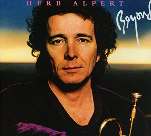 Herb Alpert’s “Beyond” CD cover featuring a portrait and trumpet.