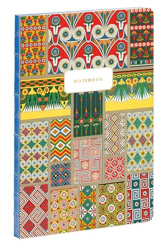 Ancient Egypt Patterns - Albert Racinet: A5 Notebook