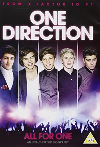 DVD cover featuring five members of One Direction above a cheering concert crowd.