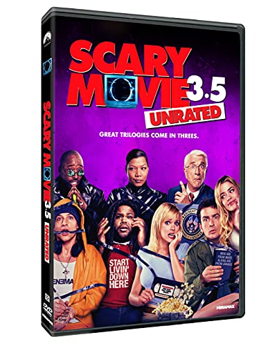 DVD cover for "Scary Movie 3.5" featuring a cast portrait.