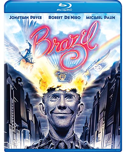 Blu-ray cover forS for Brazil featuring a man's head exploding into surreal imagery.