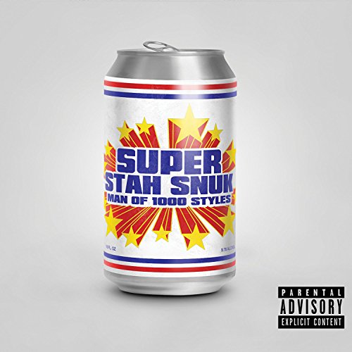 CD cover featuring a can-shaped design with text and starbursts.