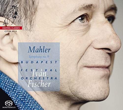 CD cover featuring a portrait of conductor Ivan Fischer and text “Mahler Symphony No. 9”.