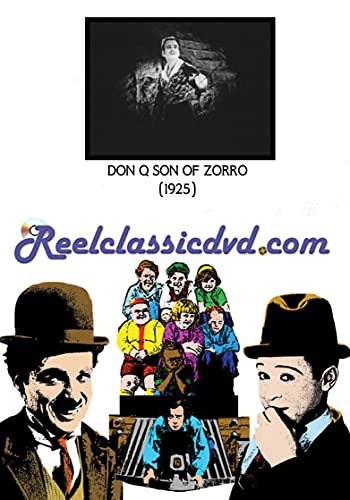 Don Q Son of Zorro" DVD cover with vintage film stills and characters.