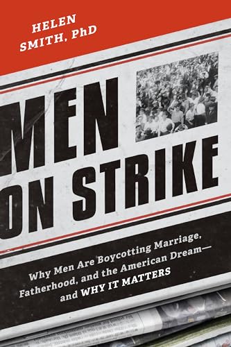 Book cover: “Men on Strike” with a crowd photo and bold typography.