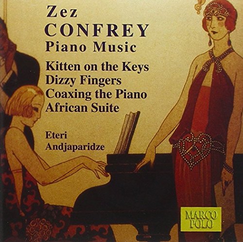CD cover featuring ArtC Art Deco style illustration of a woman playing a piano.