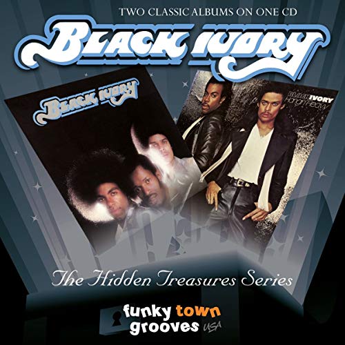 CD cover for Black Ivory’s “Black Ivory/Hangin’ Heavy” with band photos.