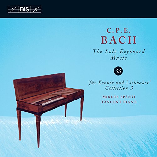 Miklos Spanyi - Carl Philipp Emanuel Bach: The Solo Keyboard Music, Vol. 33 [Miklós Spányi] [Bis: BIS2213] [CD]