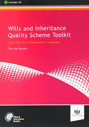 Wills and Inheritance Quality Scheme Toolkit, 1st edition