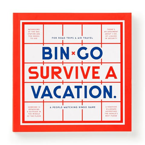 Brass Monkey 9780735381230 Bin-go Survive a Vacation Bingo Book