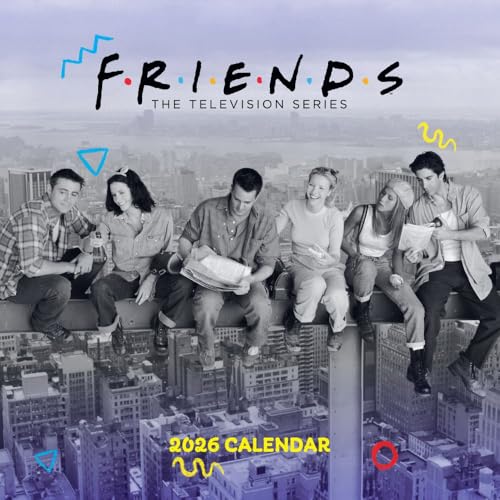 2026 CALENDAR FRIENDS MONTH TO VIEW SQUARE WALL CALENDAR OFFICIAL PRODUCT [Calendar] Danilo Promotions Ltd