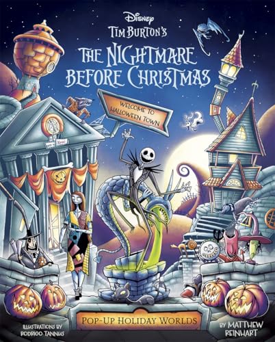 Disney Tim Burton's The Nightmare Before Christmas - Pop-Up Holiday Worlds : A Pop-Up Town Tour through Halloween Town and Christmas Town