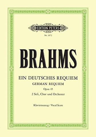 Ein deutsches Requiem op. 45: Klavierauszug