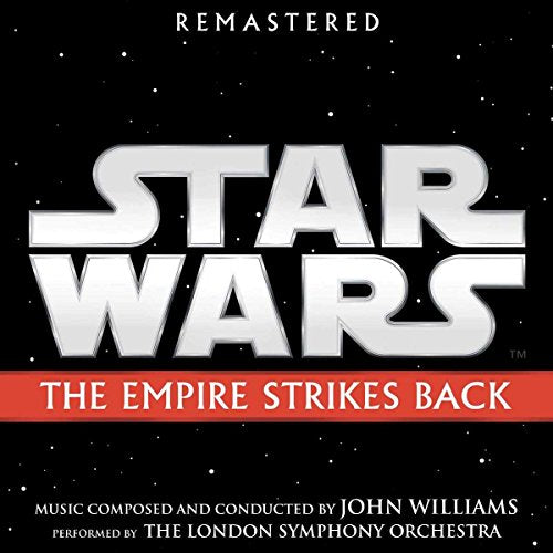 “Star Wars: The Empire Strikes Back” CD cover with white logo on black background.