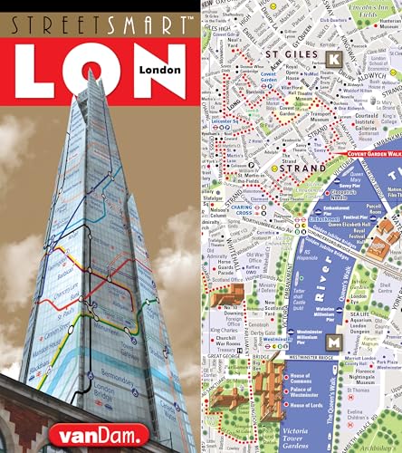 StreetSmart (R) London Map by VanDam : City Center Street Map of London, England