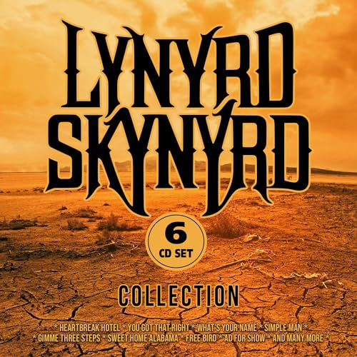 Lynyrd Skynyrd 6 CD collection set with band logo over a cracked desert landscape.