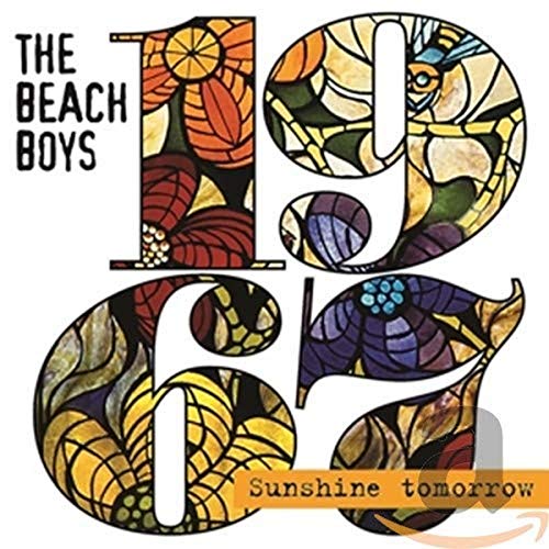 Beach Boys album cover, “Sunshine Tomorrow,” featuring colorful, patterned numbers.