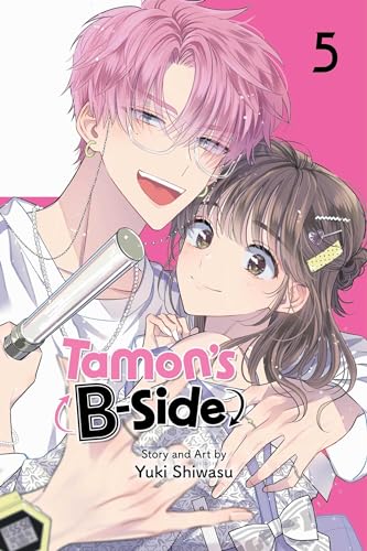 Manga cover featuring a pink-haired man embracing a brown-haired girl against pink background.
