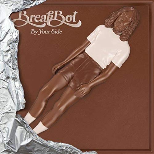 Album cover for Breakbot’s “By Your Side” featuring a chocolate-like figure.