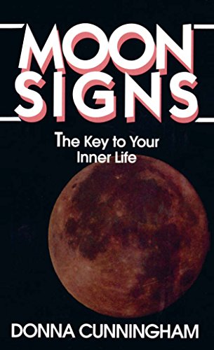Book with astrology theme, cover featuring lunar or mystical design, typical self-help style.