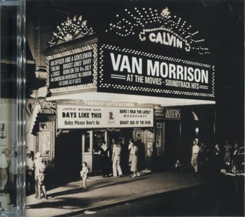 Black and white CD cover showing a vintage cinema marquee for Van Morrison.