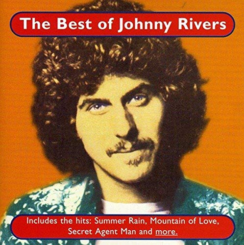 CD cover for “The Best of Johnny Rivers” featuring a portrait of the singer.