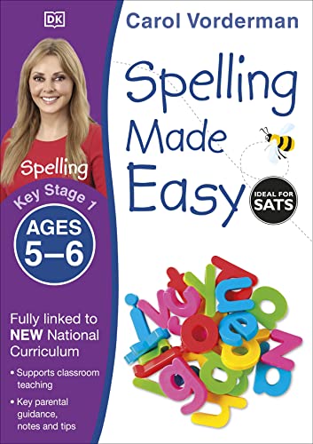 Spelling Made Easy, Ages 5-6 (Key Stage 1): Supports the National Curriculum, English Exercise Book (Made Easy Workbooks)
