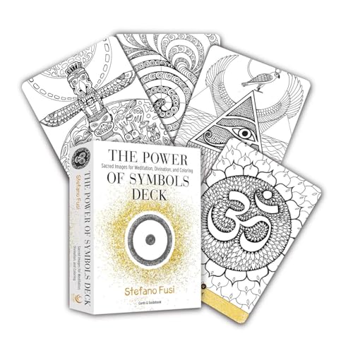 The Power of Symbols Deck : Sacred Images for Meditation, Divination, and Coloring Cards & Guidebook