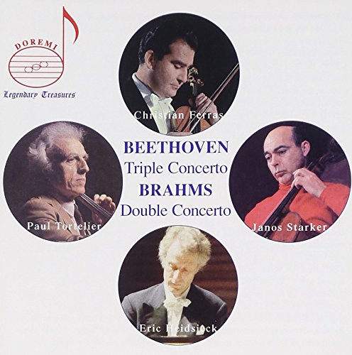 Ferras Tortelier Starker - Beethoven Triple Concerto, Brahms Double Concerto [CD]