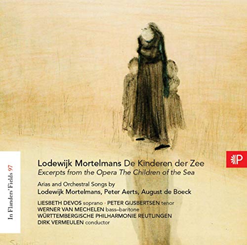 CD cover: ghostly figure with children, beige background, opera excerpts.