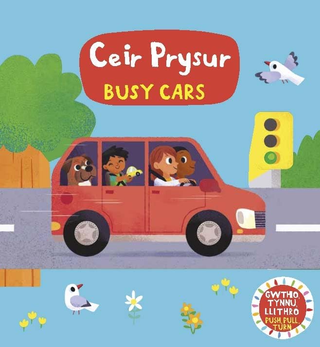 Cyfres Gwthio, Tynnu, Llithro: Ceir Prysur / Busy Cars : Busy Cars