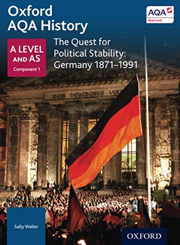 Textbook cover: “Germany 1871-1991” with image of German flag and crowd.