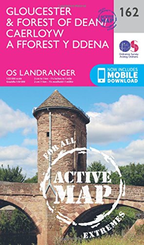Landranger Active (162) Gloucester & Forest of Dean (OS Landranger Map)